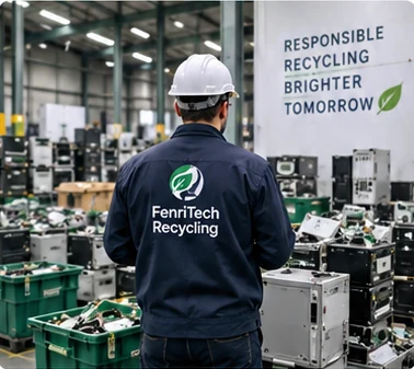 Electronics recycling facility visual